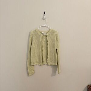 cherokee pastel crochet cardigan